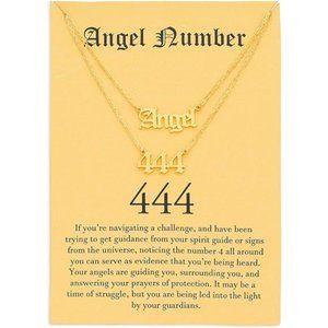 Angel Number Choker Necklace Numerology Jewelry for Women